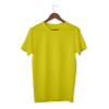 Soft Yellow Cotton T-Shirt for Men