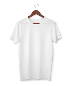 Ultra-Comfort Men’s Lightweight White Cotton T-Shirt